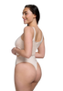 String High Waist 60048 6235 Shiny Almond