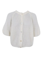 Afbeelding in Gallery-weergave laden, BCBjoerk Patent Knit Cardigan 1251 Off White
