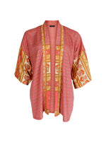 Afbeelding in Gallery-weergave laden, Luna Short Kimono 39149 Pink Yellow

