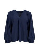 Afbeelding in Gallery-weergave laden, BCLuisa Raglan Blouse 40917 Navy

