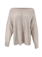 Afbeelding in Gallery-weergave laden, Lola Off Shoulder Sweater 22577 Light Beige
