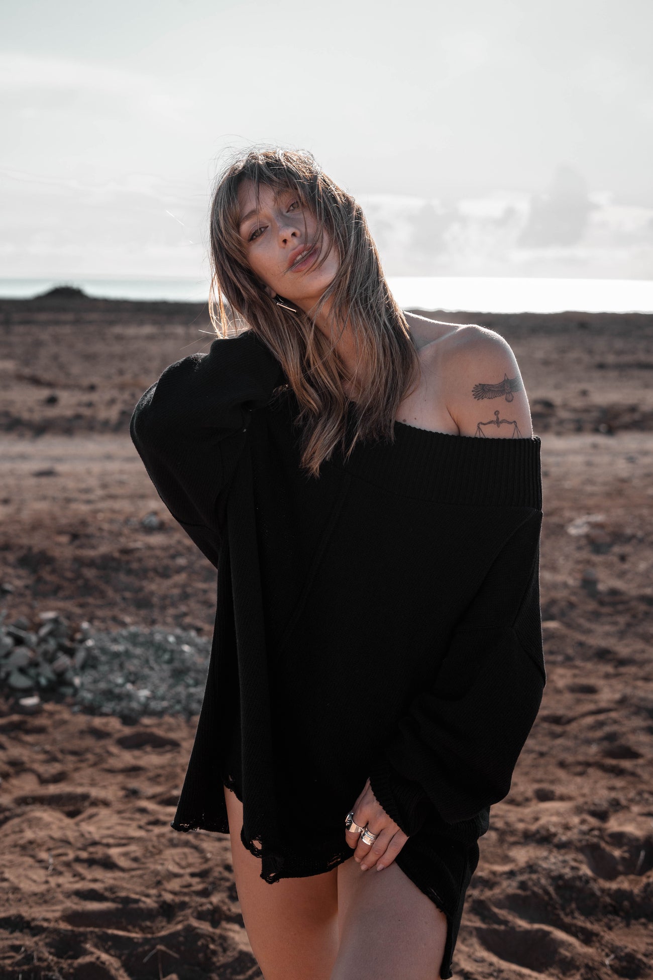 Lola Off Shoulder Sweater 22578