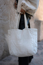 Afbeelding in Gallery-weergave laden, Gwen Linen Mom Bag MGDC00001 Sand
