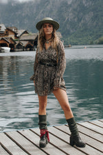 Afbeelding in Gallery-weergave laden, Maya Printed Smock Dress 30081
