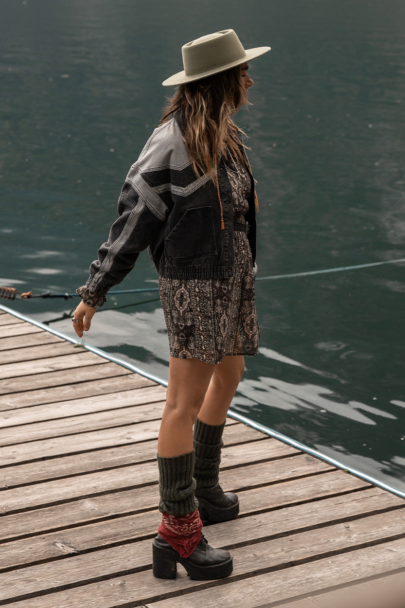 Maya Printed Smock Dress 30081