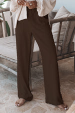 Afbeelding in Gallery-weergave laden, Lyana Linen Pants 20096 Dark Taupe
