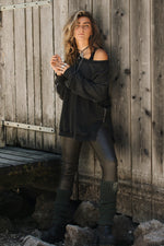 Afbeelding in Gallery-weergave laden, Mika Snake Legging 20084 Stone Grey
