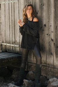 Mika Snake Legging 20084 Stone Grey