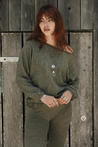 Dina Boxy Top 9096 Khaki