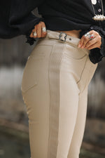Afbeelding in Gallery-weergave laden, Myles PU Pants 20085-1 Beige
