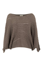 Afbeelding in Gallery-weergave laden, Demi Batwing Sweater MFF12515 Dark Taupe
