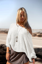 Afbeelding in Gallery-weergave laden, Demi Batwing Sweater MFF12515 Off White
