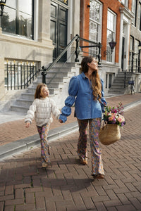 Dappermaentje Printed Flared Pants 20100