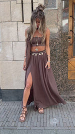 Video laden en afspelen in Gallery-weergave, Skirt Split Sidemen +colours
