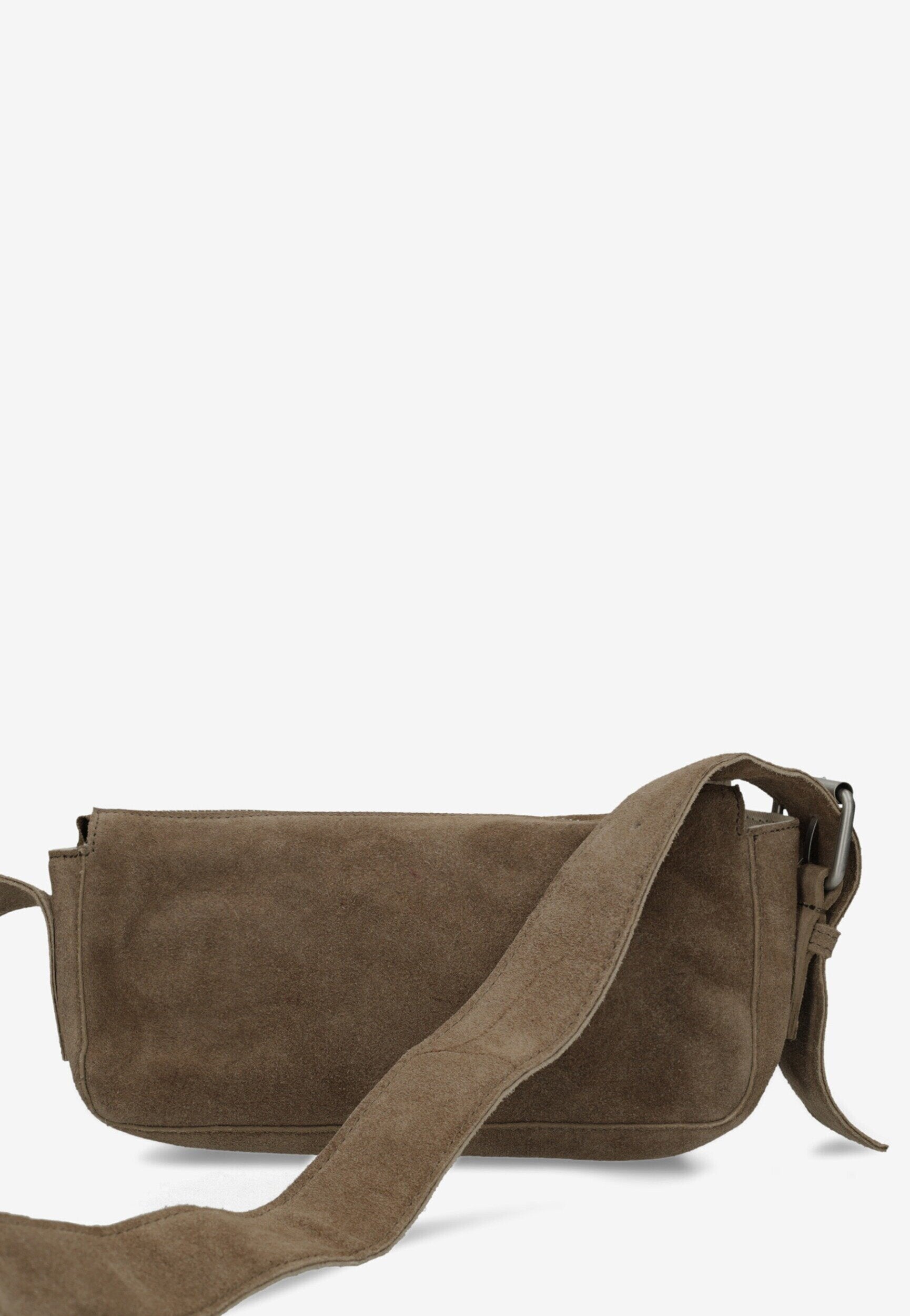 Venice Crossbody Cow Suede WH003501053W Dark Taupe