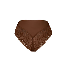 High Waist Brazilian Lace 31821 30176 Coconut