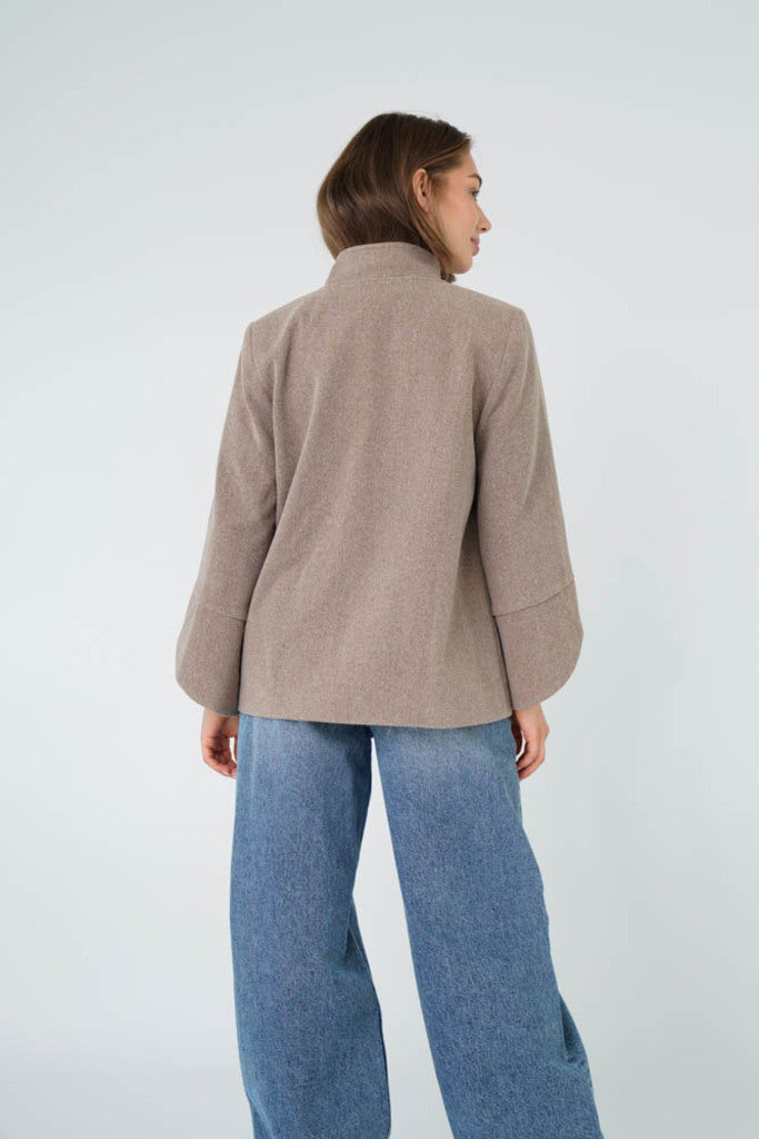 Coat Alice Light Taupe/Vizon