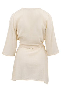 Wrap Dress Deya SRS287-2I Ivory