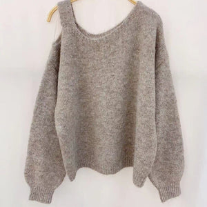 Knit Sweater Open Schouder 1296