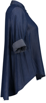 Afbeelding in Gallery-weergave laden, Blouse A-Lijn CED4 1670 Blu Denim
