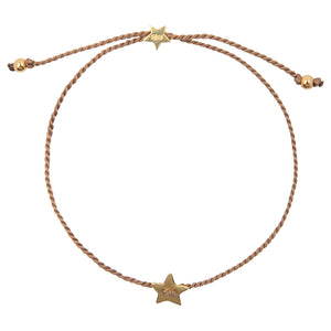 Resin Star Bracelet B2188 Gold Plated