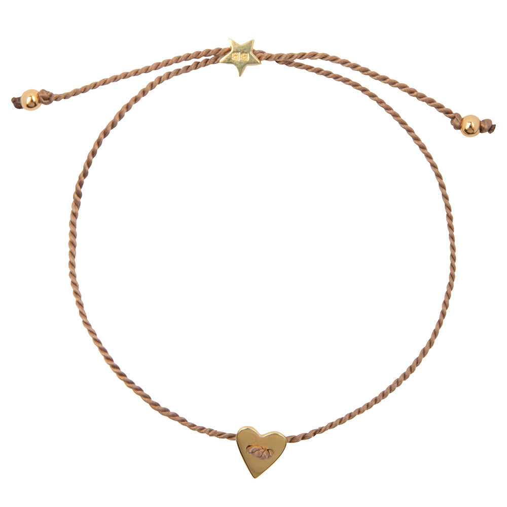 Resin Heart Bracelet B2189 Gold Plated