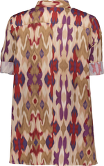 Afbeelding in Gallery-weergave laden, Blouse A-lijn CED4 2155 Beige/Viola
