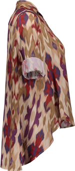 Afbeelding in Gallery-weergave laden, Blouse A-lijn CED4 2155 Beige/Viola
