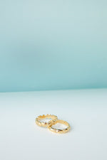 Afbeelding in Gallery-weergave laden, L&#39;amour Pinky Ring WTRG096YBGP1 Gold Plated
