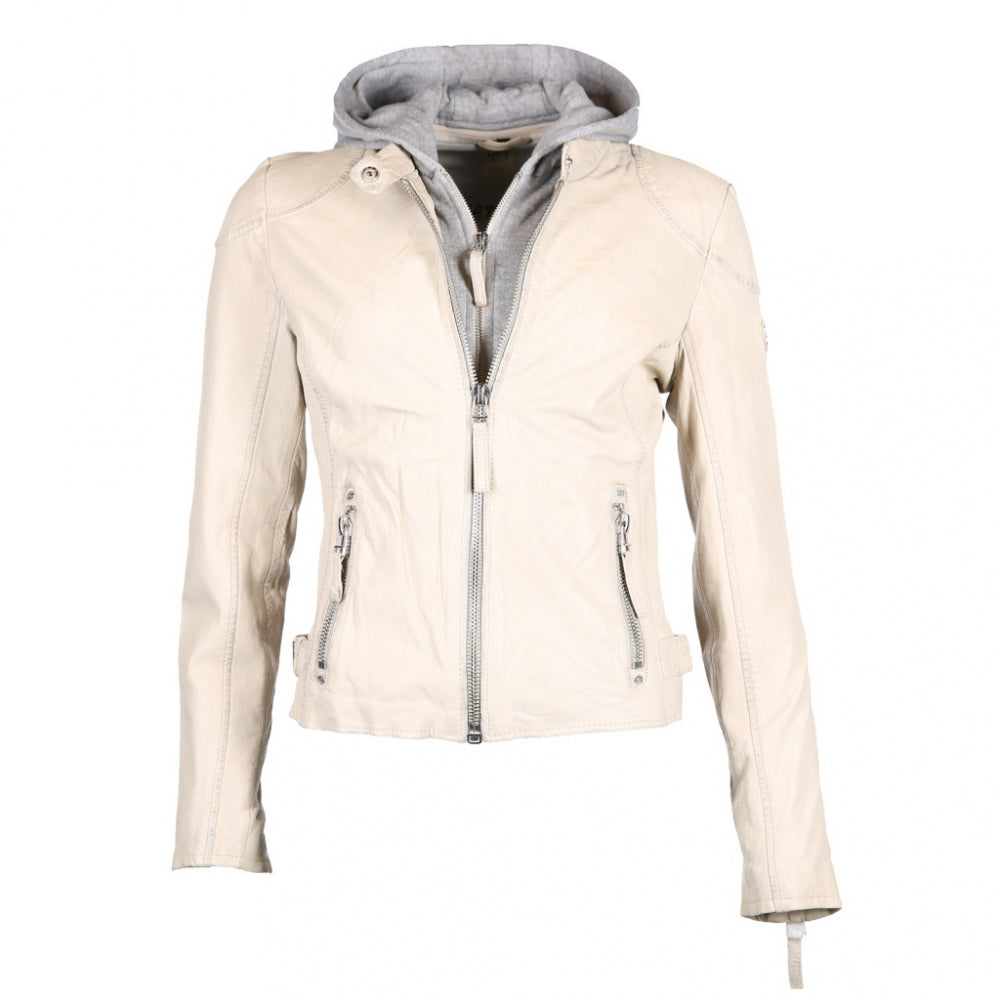 Leather Jacket GWFinja Off white