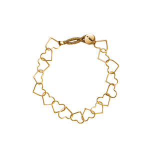 Bracelet Heart IBU05 Gold