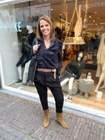 Afbeelding in Gallery-weergave laden, Pants baggy P21 1900 Nero
