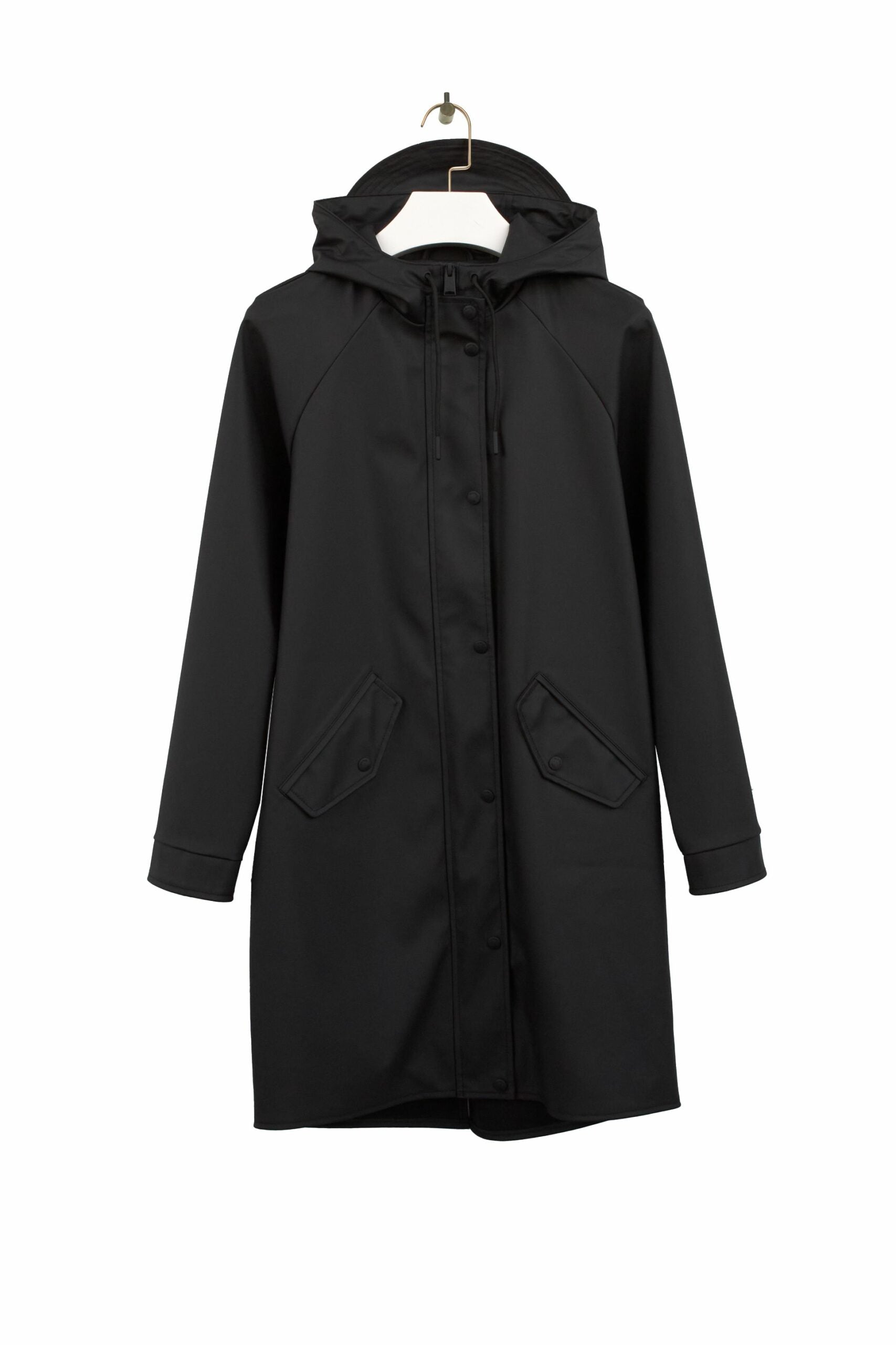 London Long Raincoat 487 Black
