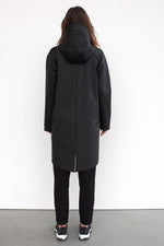Afbeelding in Gallery-weergave laden, London Long Raincoat 487 Black
