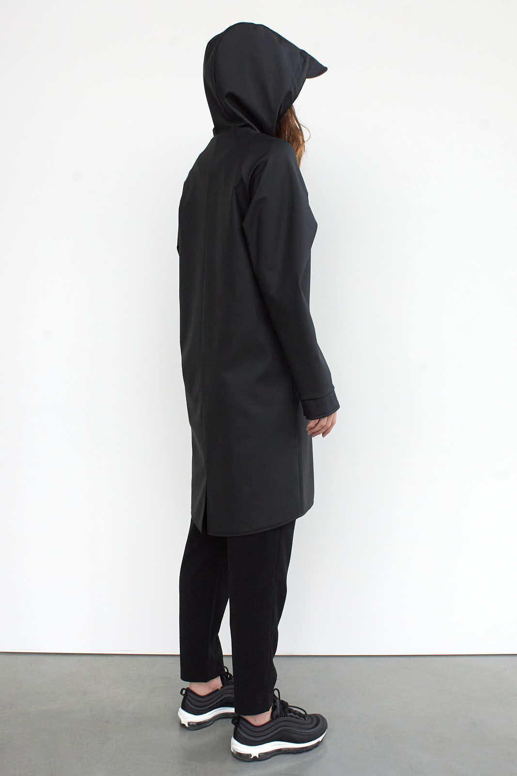 London Long Raincoat 487 Black