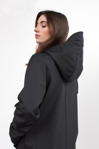 London Long Raincoat 487 Black