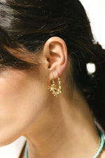 Afbeelding in Gallery-weergave laden, Salty Stone Bamboo Earring WTHP107YBGP0.5MCN
