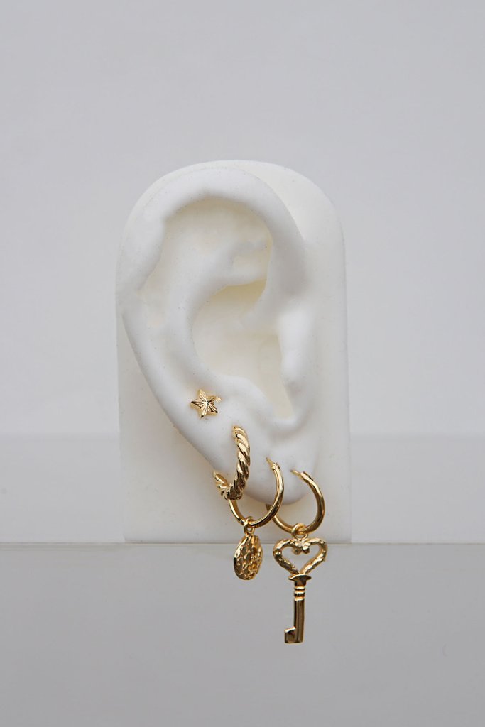 Leaves Coin Earring WTHP079YBGP0