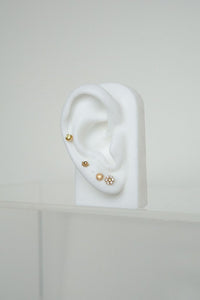 Classic Bar Earring WT053G Gold Plated
