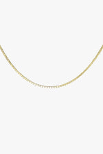 Afbeelding in Gallery-weergave laden, Box Choker 36cm WTNK044 Gold Plated
