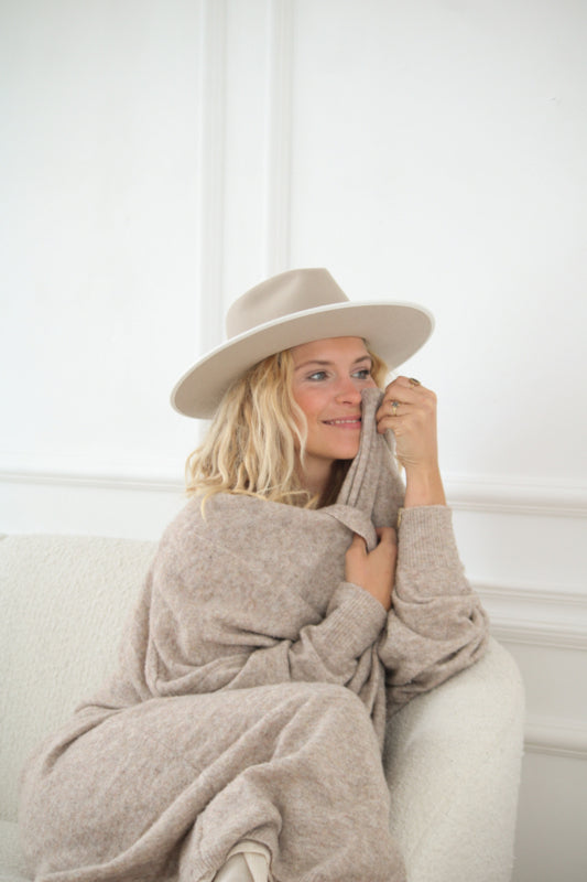 Rancher Hoed Fedora Off White