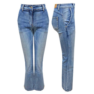 Flared Jeans 98161-L Blauw