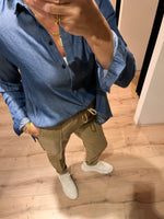 Afbeelding in Gallery-weergave laden, Blouse A-Lijn CED4 1670 Blu Denim

