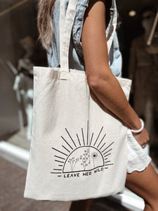 Tote Bag “Leave her Wild”