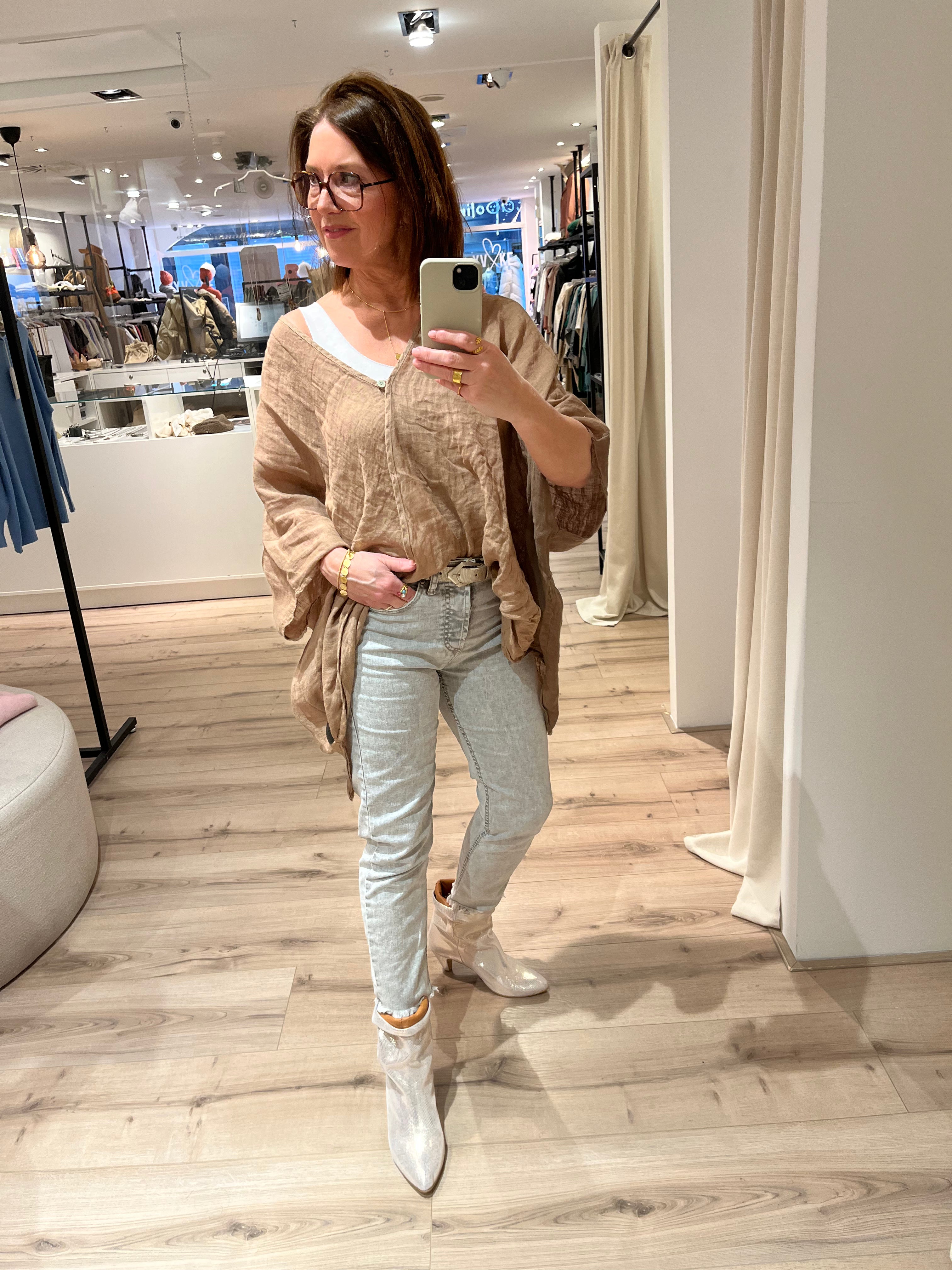 Trousers P6AJIY0N9L 1955 Grigio Denim