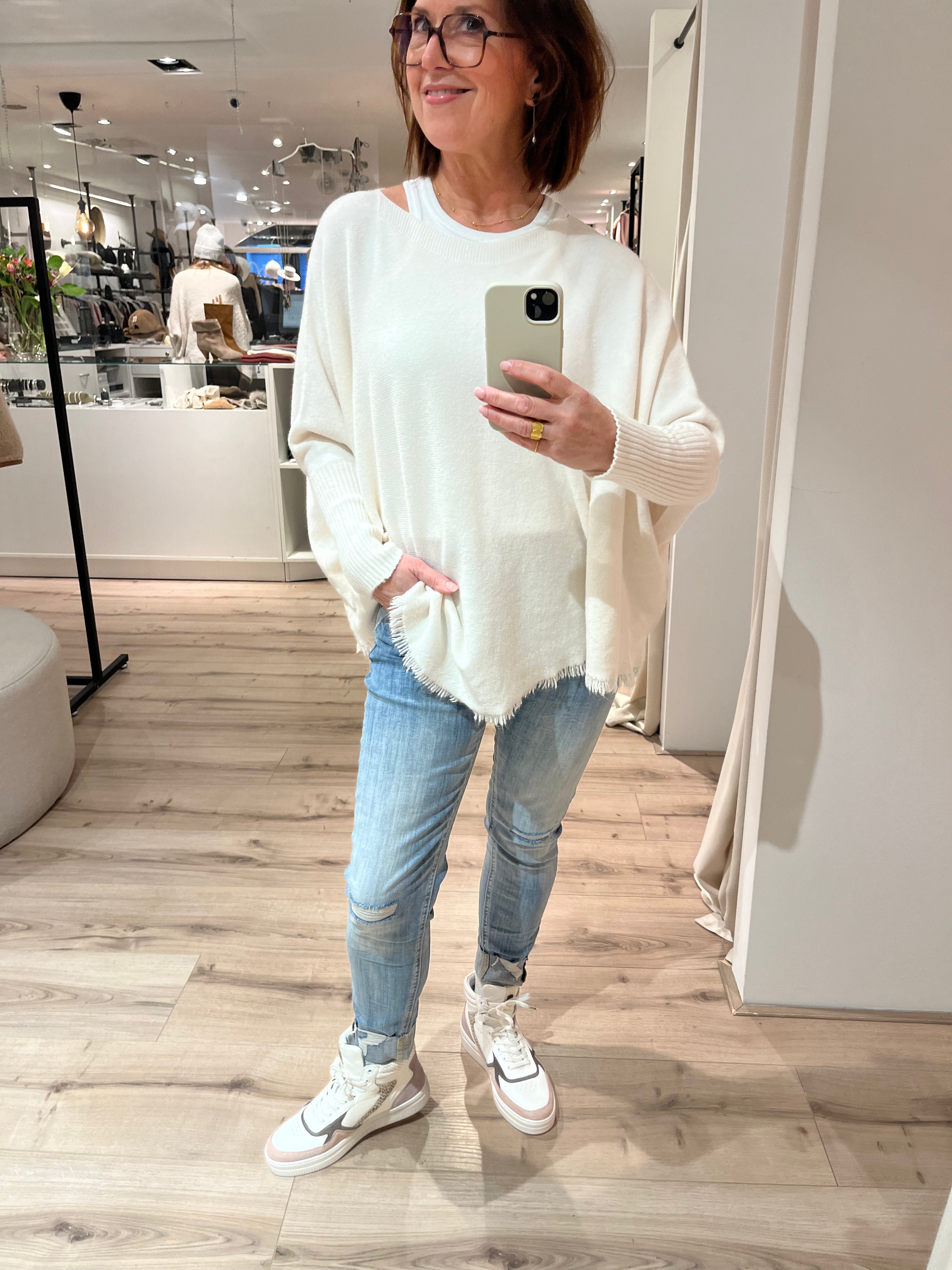 Sweater Viscose Franjes 8701