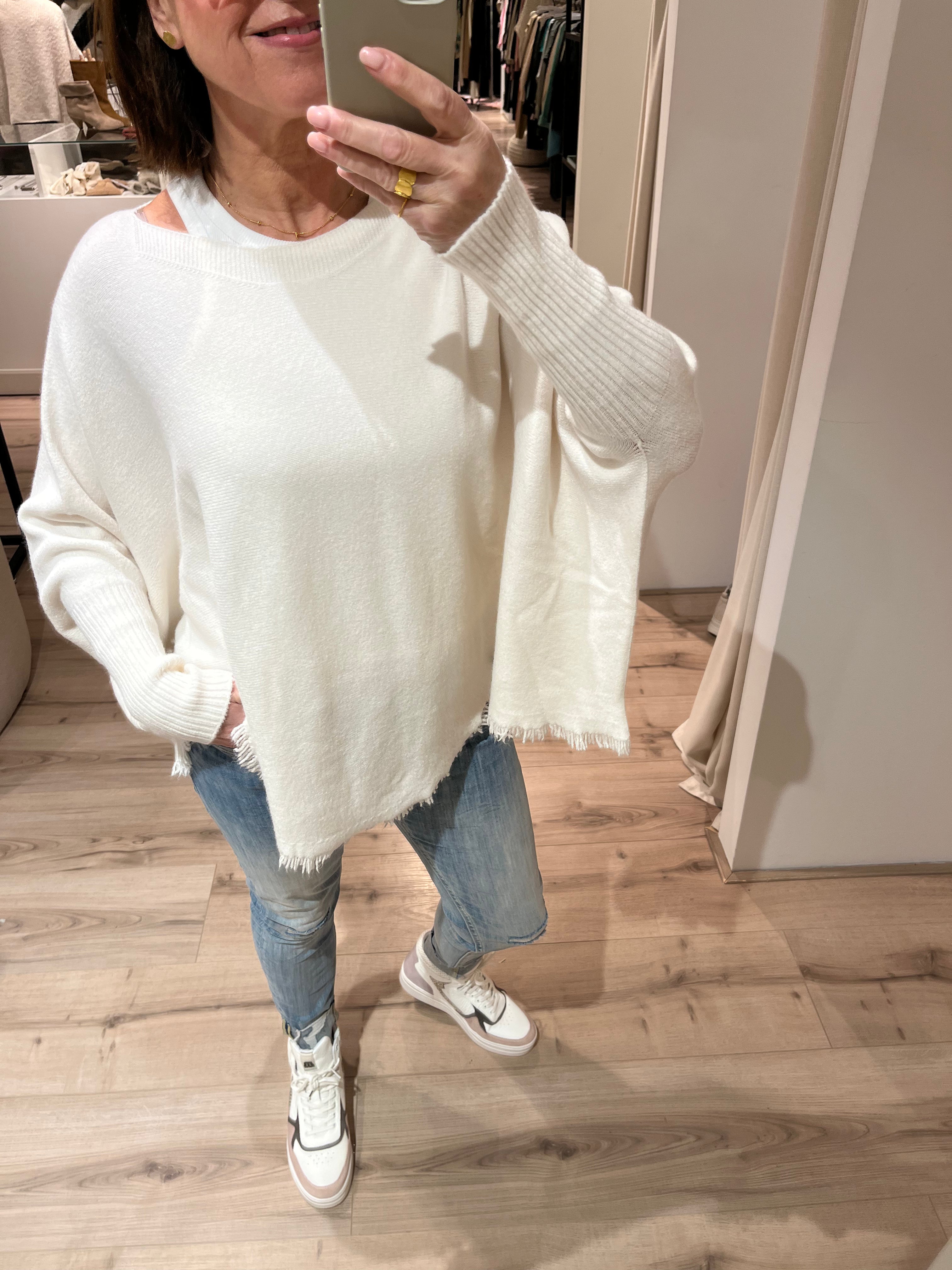 Sweater Viscose Franjes 8701