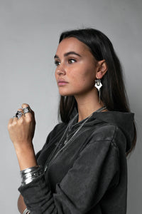 Celine Engraved Earring 90009